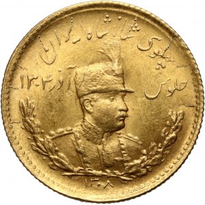 Iran, Reza Shah Pahlavi, 2 Pahlavi SH1308 (1929) - scarce!