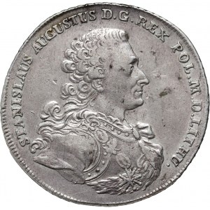 Stanisław August Poniatowski, talar 1766 FS, Warszawa, Zbrojarz