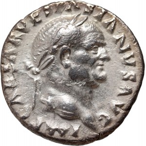 Roman Empire, Vespasian 69-79, Denar, Rome