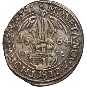 Jan II Kazimierz, ort 1664 HD-L, Toruń