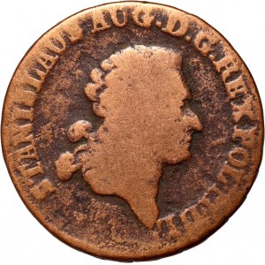 Stanislaw August Poniatowski, trojak 1786 EB, Warsaw