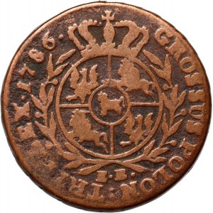 Stanislaw August Poniatowski, trojak 1786 EB, Warsaw