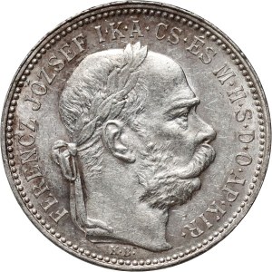 Hungary, Franz Joseph I, Korona 1896 KB, Kremnica