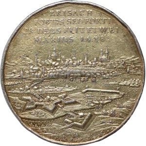 Germany, Saxony-Weimar, Bernhard, Medal from 1638, Conquest of the city of Breisach