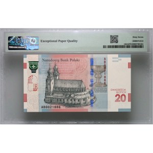 III RP, 20 złotych 23.11.2015, 1050. Rocznica Chrztu Polski, seria AB