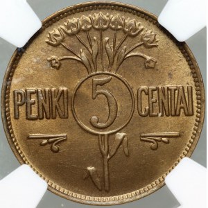 Lithuania, 5 Centai 1925