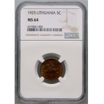 Lithuania, 5 Centai 1925