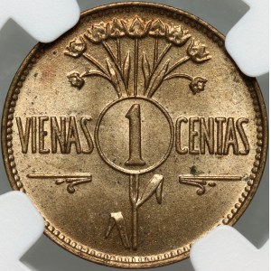 Lithuania, 1 Centas 1925