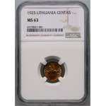 Lithuania, 1 Centas 1925