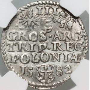 Stefan Batory, trojak 1582, Olkusz