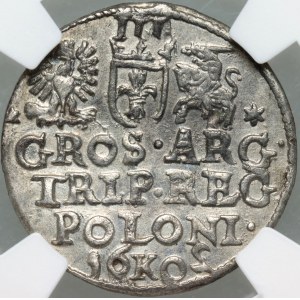 Žigmund III Vasa, trojak 1602 K, Krakov