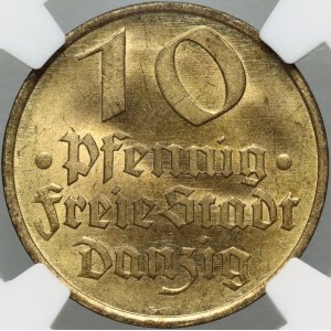 Wolne Miasto Gdańsk, 10 fenigów 1932, Berlin
