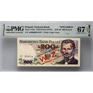 PRL, 200 złotych 25.05.1976, WZÓR, No. 0819, seria A