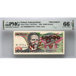 PRL, 10000 złotych 1.12.1988, WZÓR, No. 0776, seria W