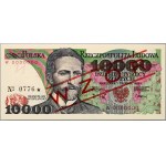 PRL, 10000 złotych 1.12.1988, WZÓR, No. 0776, seria W
