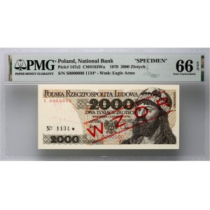 Volksrepublik Polen, 2000 PLN 1.06.1979, MODELL, Nr. 1134, Reihe S