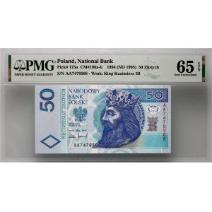 III RP, 50 złotych 25.03.1994, seria AA