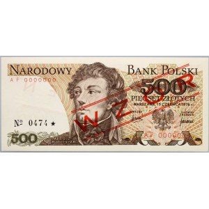 PRL, 500 złotych 15.06.1976, WZÓR, No. 0474, seria AF