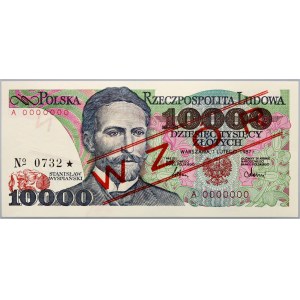 PRL, 10000 zloty 1.02.1987, MODEL, No. 0732, series A