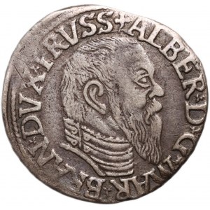 Prusy Książęce, Albrecht Hohenzollern, trojak 1544, Królewiec