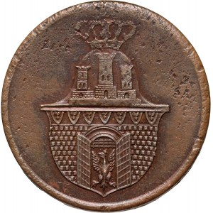 Wolne Miasto Kraków, 3 grosze 1835, Kraków, emisja próbna