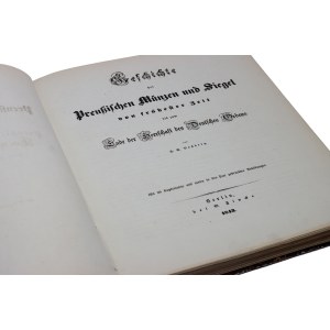 F. A. Vossberg, Geschichte Preußischen Münzen und Siegel, Berlin 1843