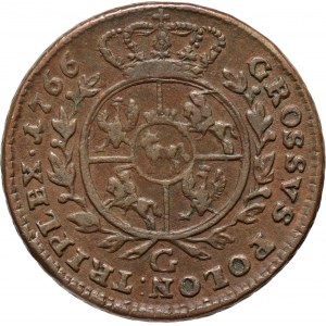 Stanisław August Poniatowski, trojak 1766 G, Kraków