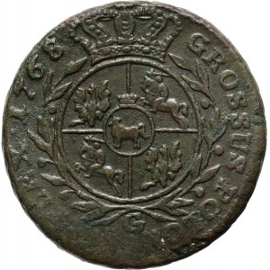 Stanislaw August Poniatowski, trojak 1768 G, Warsaw