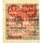 II RP, 1 Grosz 28.04.1924, Fahrkartenausweis, linke Seite, CY-Serie