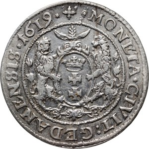Žigmund III Vasa, ort 1619/8 SB, Gdansk
