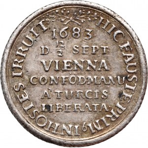Germany, Saxony, Johann Georg III, Medal commemorating the Battle of Vienna 1683