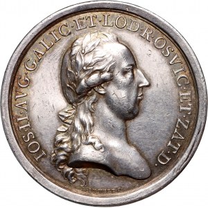 Polska / Austria, Józef II, Wiedeń, medal z 1782 roku upamiętniający Rozbiór Polski