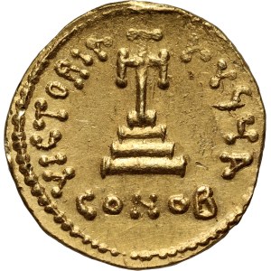 Byzantine Empire, Constans II and Constantine IV 654-668, Solidus, Constantinople