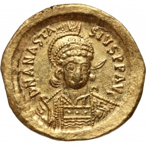Bizancjum, Anastazjusz 491-518, solidus, Konstantynopol
