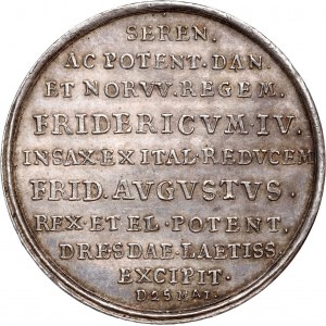 Denmark, Medal for the return of Frederick IV from Italy 1709