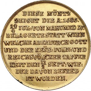 Austria, Leopold I, Medal commemorating the repulse of the Turks from Vienna 1683
