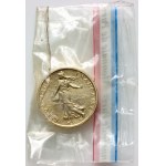 France, 1/2 Franc 1975, Gold PIEFORT