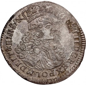 August II Mocny, szóstak 1706 EPH, Moskwa, błędny nominał IV
