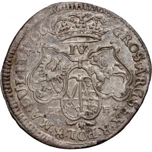 August II Mocny, szóstak 1706 EPH, Moskwa, błędny nominał IV
