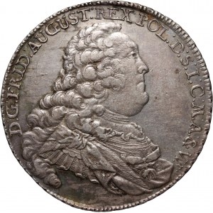 August III, talar 1757 IDB, Drezno