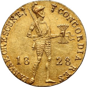 Russia, Nicholas I, Dutch-type Ducat 1828, St. Petersburg