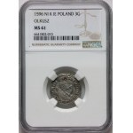 Žigmund III Vasa, trojak 1596 K, Olkusz