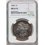 United States of America, Dollar 1896, Philadelphia, Morgan, Prooflike