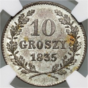 Wolne Miasto Kraków, 10 groszy 1835, Wiedeń