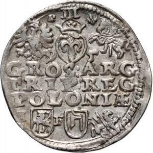 Žigmund III Vaza, trojak 1595, Lublin