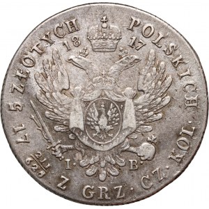 Królestwo Kongresowe, Aleksander I, 5 złotych 1817 IB, Warszawa