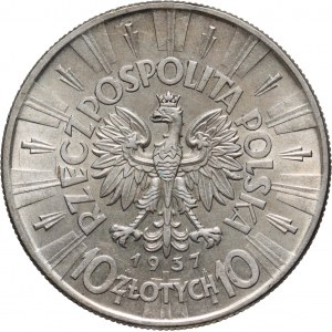 II RP, 10 złotych 1937, Warszawa, Józef Piłsudski