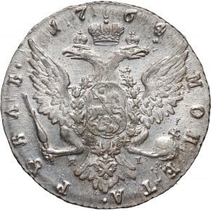Russia, Catherine II, Rouble 1764 СПБ ЯI, St. Petersburg