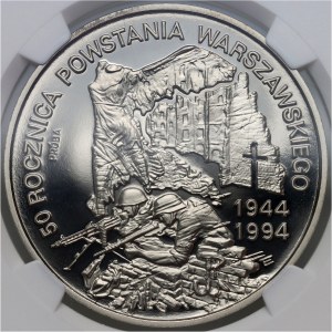 Third Republic, 300000 zloty 1994, 50th Anniversary of the Warsaw Uprising, SAMPLE, nickel