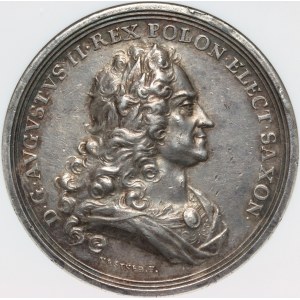Augustus II the Strong, posthumous medal from 1733